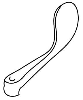KOHLER K-41063-C Handle, 4" Blade Cold