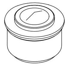 KOHLER K-1160595 Aerator, Medium, 0.35 GPM