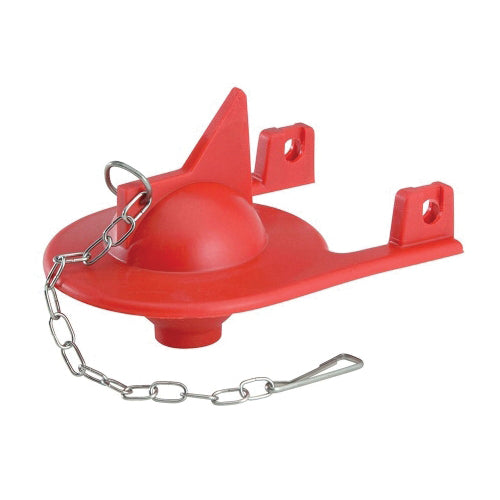 Korky 2012BP Shark Fin Toilet Flapper, 2 in, Rubber, Red