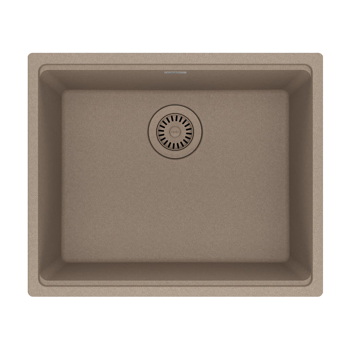 Franke Maris Undermount Single Bowl 21.63 x 17.81 in Granite Kitchen Sink - Oyster