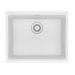 Franke Maris Undermount Single Bowl 21.63 x 17.81 in Granite Kitchen Sink - Polar White