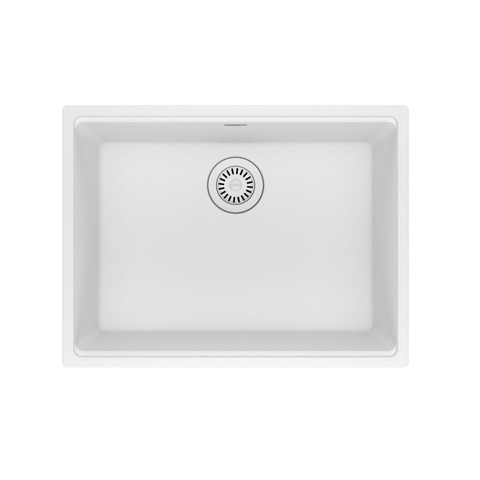Franke Maris MAG11023 Undermount Single Bowl 25 x 18.94 in Granite Kitchen Sink - Polar White