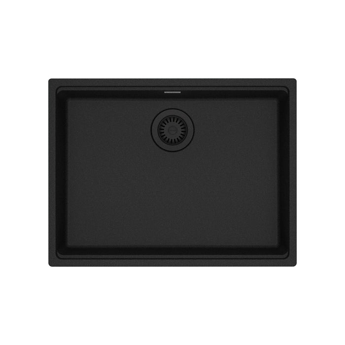 Franke Maris MAG11023ADA Undermount Single Bowl 25 x 18.94 in Granite Kitchen Sink - Onyx