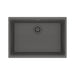 Franke Maris Undermount Single Bowl 27 x 19 in Granite Kitchen Sink - Stone Grey