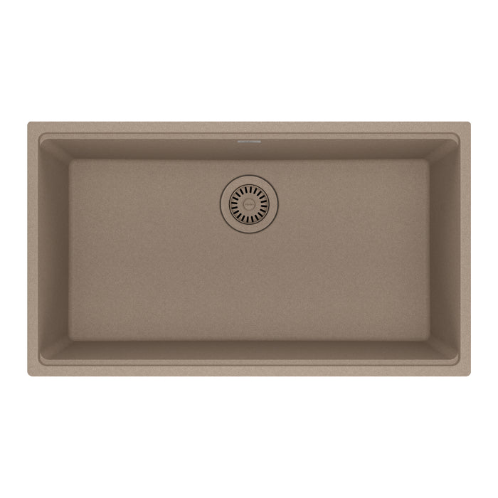 Franke Maris Undermount Single Bowl 31 x 17.81 in Granite Kitchen Sink - Oyster