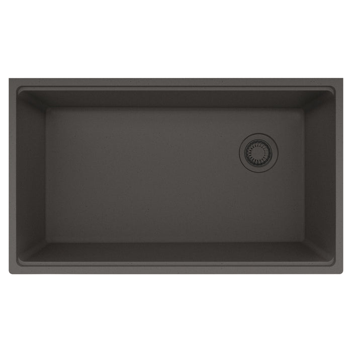 Franke Maris Undermount Single Bowl 33 x 19.31 in Granite Kitchen Sink - Slate Grey