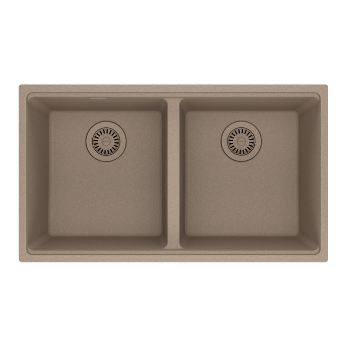 Franke Maris MAG1201414 Undermount Double Bowl 31 x 17.81 in Granite Kitchen Sink - Oyster