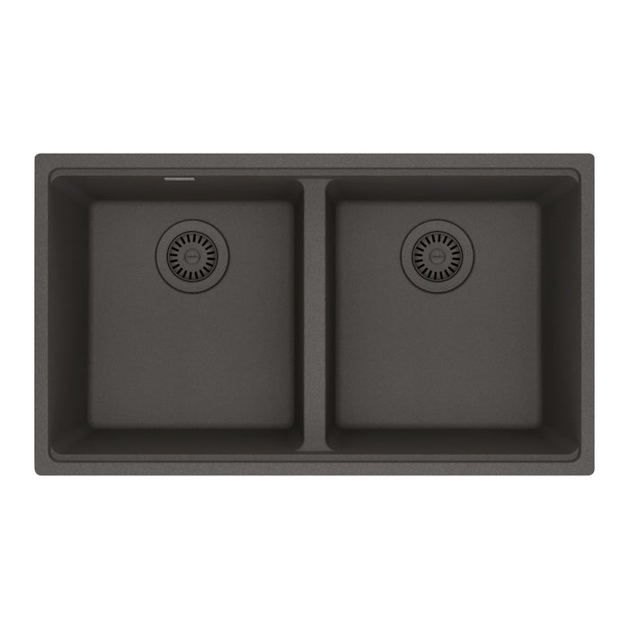 Franke Maris MAG1201414 Undermount Double Bowl 31 x 17.81 in Granite Kitchen Sink - Slate Grey