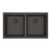 Franke Maris MAG1201414 Undermount Double Bowl 31 x 17.81 in Granite Kitchen Sink - Slate Grey