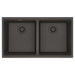 Franke Maris MAG1201515 Undermount Double Bowl 33 x 18.94 in Granite Kitchen Sink - Slate Grey