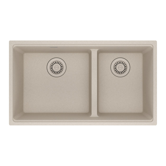 Franke Maris MAG1601611LD Undermount Double Bowl 31 x 17.81 in Granite Kitchen Sink - Champagne