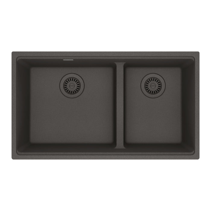 Franke Maris MAG1601611LD Undermount Double Bowl 31 x 17.81 in Granite Kitchen Sink - Slate Grey