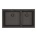 Franke Maris MAG1601611LD Undermount Double Bowl 31 x 17.81 in Granite Kitchen Sink - Slate Grey