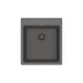 Franke Maris Dual Mount Single Bowl 17.31 x 19.69 in Granite Kitchen Sink - Stone Grey