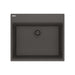Franke Maris MAG61023 Dual Mount Single Bowl 25 x 22 in Granite Kitchen Sink - Slate Grey