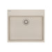 Franke Maris MAG61023ADA Dual Mount Single Bowl 25 x 22 in Granite Kitchen Sink - Champagne