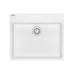 Franke Maris MAG61023ADA Dual Mount Single Bowl 25 x 22 in Granite Kitchen Sink - Polar White