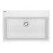 Franke Maris Dual Mount Single Bowl 31 x 20.88 in Granite Kitchen Sink - Polar White