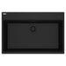 Franke Maris MAG61031 Dual Mount Single Bowl 33 x 22 in Granite Kitchen Sink - Onyx