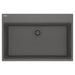 Franke Maris MAG61031 Dual Mount Single Bowl 33 x 22 in Granite Kitchen Sink - Stone Grey
