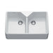 Franke Manor House 2.0 MH2K7201414-GWH Undermount Double Bowl 31.25 x 19.25 in Granite Kitchen Sink - Glossy White