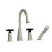 Riobel MMRD12 Momenti 4-Hole Deck Mount Tub Filler with C-Spout