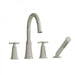 Riobel MMRD12 Momenti 4-Hole Deck Mount Tub Filler with C-Spout