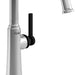 Riobel MMRDL01 Momenti Single Handle Tall Lavatory Faucet with C-Spout