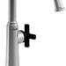 Riobel MMRDL01 Momenti Single Handle Tall Lavatory Faucet with C-Spout