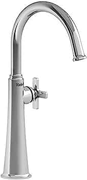 Riobel MMRDL01 Momenti Single Handle Tall Lavatory Faucet with C-Spout