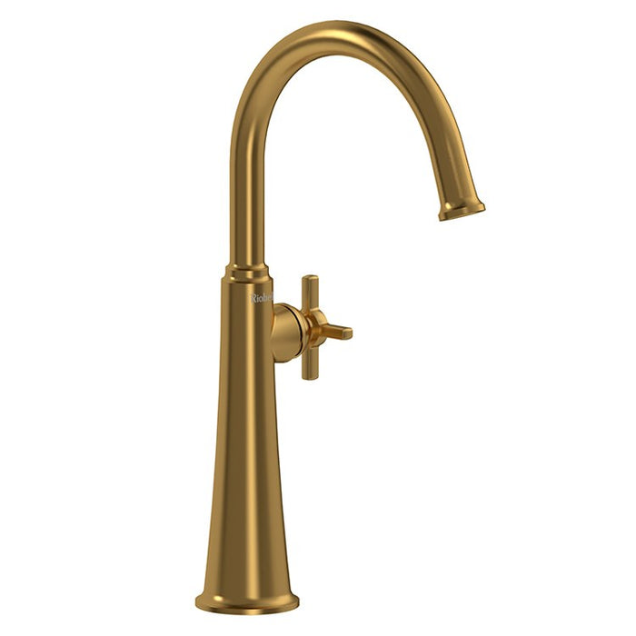 Riobel MMRDL01 Momenti Single Handle Tall Lavatory Faucet with C-Spout