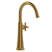 Riobel MMRDL01 Momenti Single Handle Tall Lavatory Faucet with C-Spout