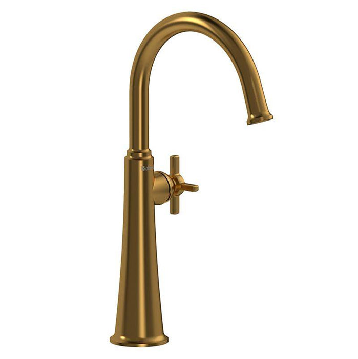 Riobel MMRDL01 Momenti Single Handle Tall Lavatory Faucet with C-Spout