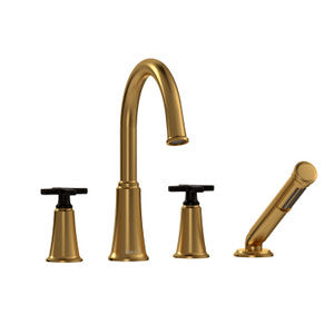 Riobel MMSQ05 Momenti Wall Mount Tub Filler