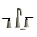 Riobel MMSQ08 Momenti Widespread Lavatory Faucet with U-Spout