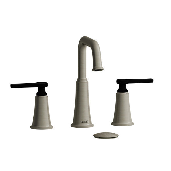 Riobel MMSQ08 Momenti Widespread Lavatory Faucet with U-Spout