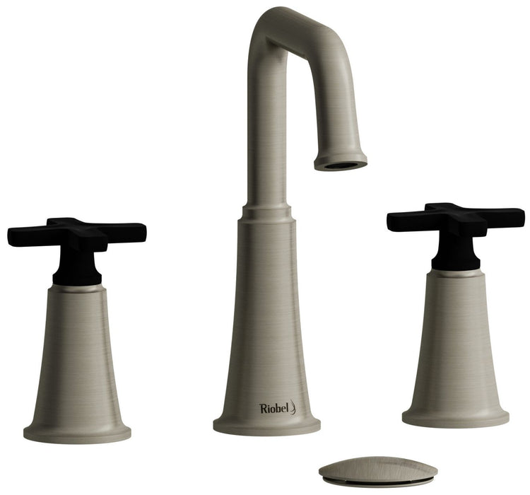 Riobel MMSQ08 Momenti Widespread Lavatory Faucet with U-Spout