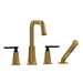 Riobel MMSQ12 Momenti 4-Hole Deck Mount Tub Filler with U-Spout