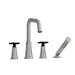 Riobel MMSQ12 Momenti 4-Hole Deck Mount Tub Filler with U-Spout