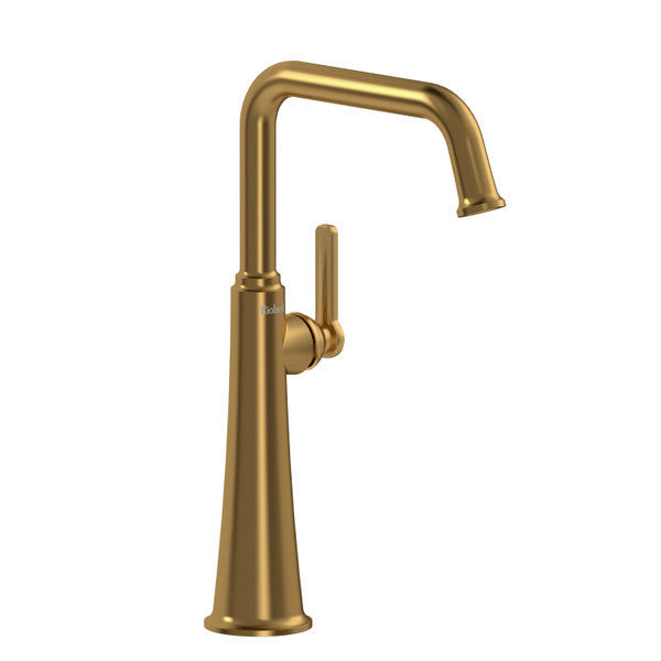 Riobel MMSQL01 Momenti Single Handle Tall Lavatory Faucet with U-Spout
