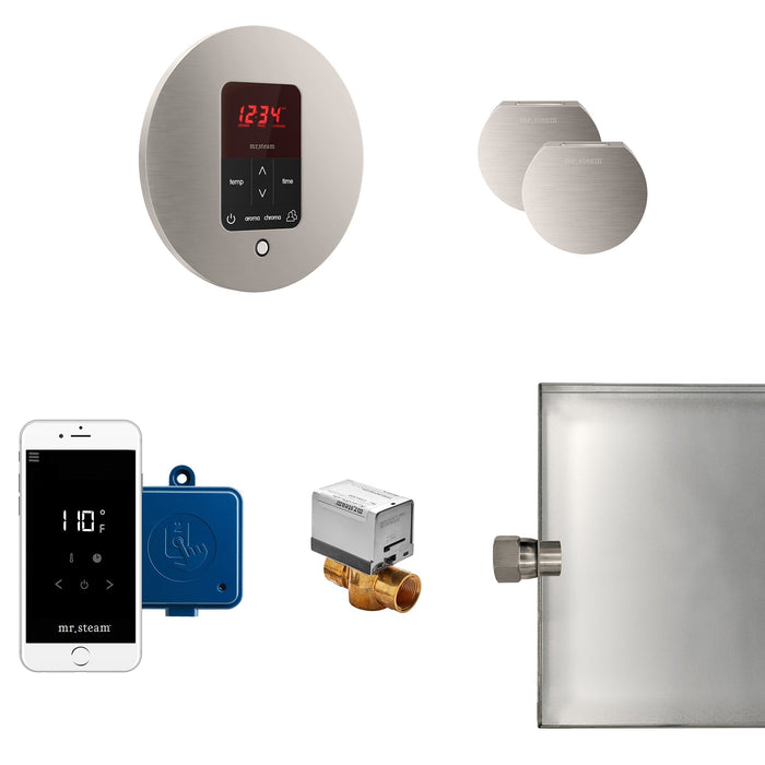 Mr. Steam MSBUTLERXRD-BN MS Butler® Max Round in Brushed Nickel