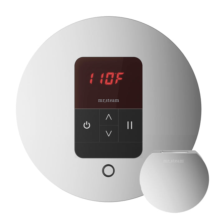 Mr. Steam MSITEMPORD-PC iTempo® Round in Polished Chrome