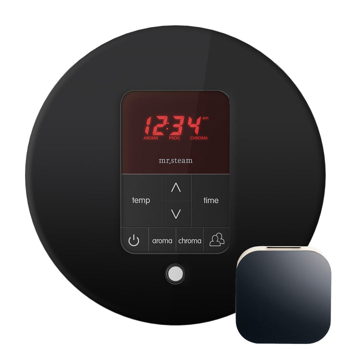 Mr. Steam MSITPLUSRD-BK iTempoPlus® Round in Black