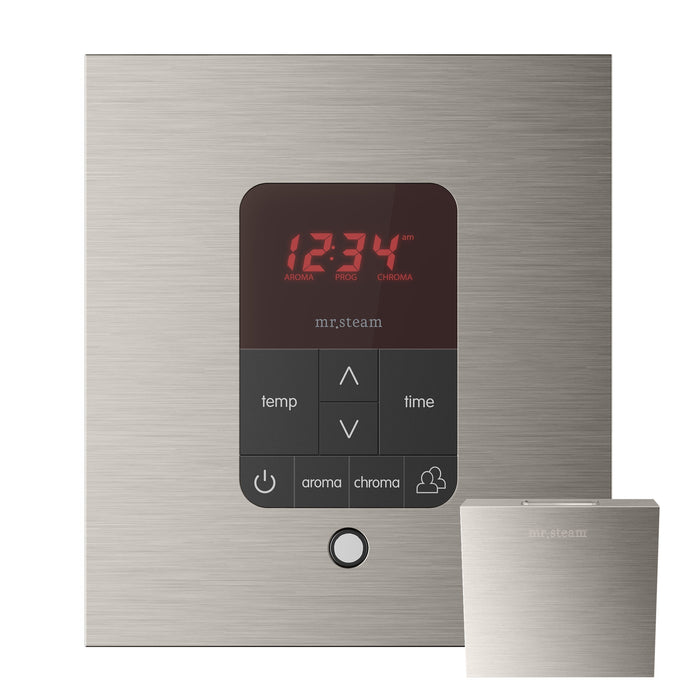 Mr. Steam MSITPLUSSQ-BN iTempoPlus® Square in Brushed Nickel