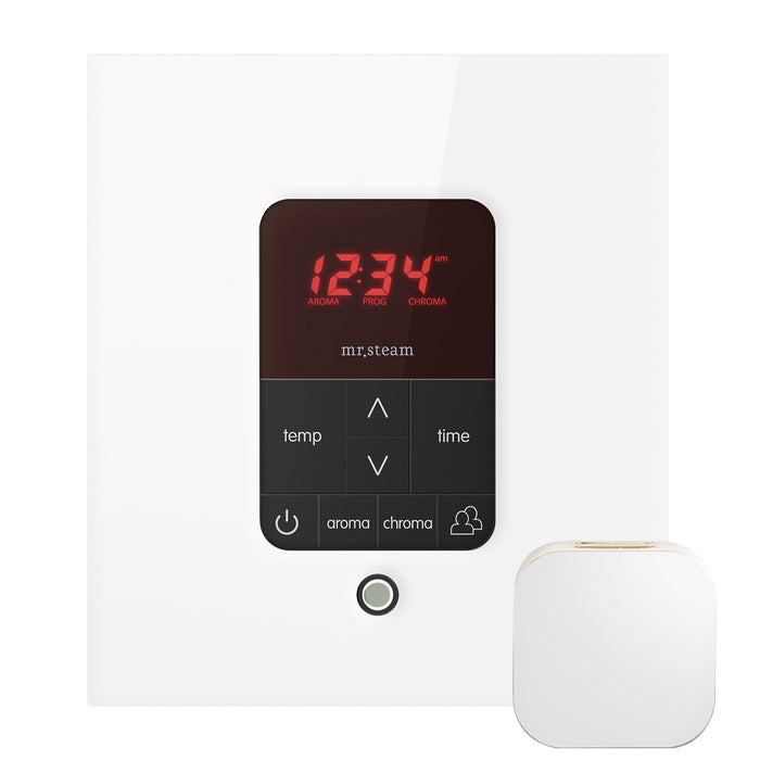 Mr. Steam MSITPLUSSQ-WH iTempoPlus® Square in White