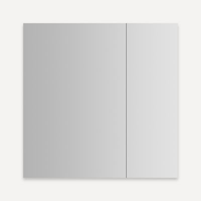 Robern M Reserve M Series Reserve Cabinet, 30" × 30" × 6", Double Door, Polished Edge, Electric+ Upgrade