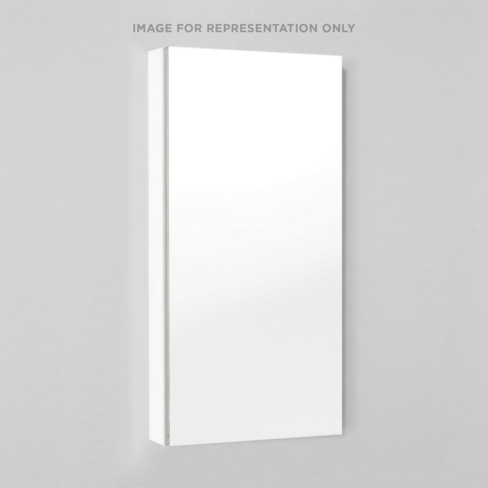 M Series 15-1/4" x 30" x 6" flat top cabinet with polished edge, right hinge and electric