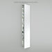 M Series 19-1/4" x 70" x 4" full length cabinet with polished edge, right hinge and electric