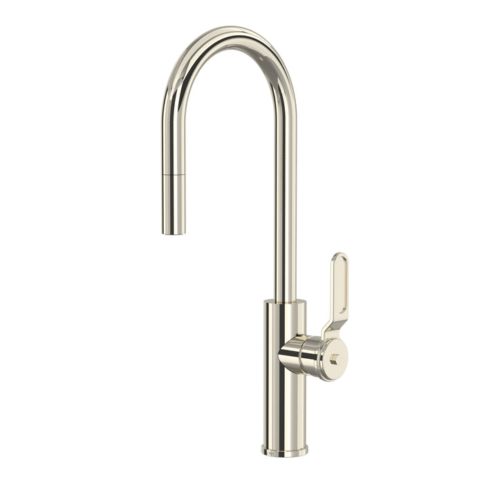 ROHL MY65D1 Myrina Pull-Down Bar/Food Prep Kitchen Faucet with C-Spout