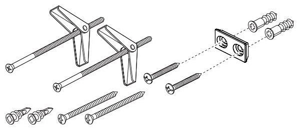 Brizo Levoir RP100215 Mounting Hardware Kit
